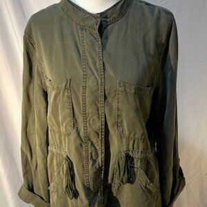 Sanctuary Military Utility Safari Jacket - Army Green - Women’s Size M